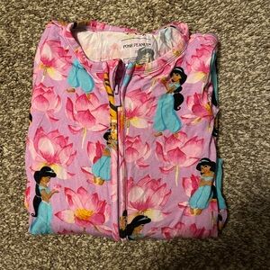 Posh Peanut Pink Lotus and Character Pajama Set